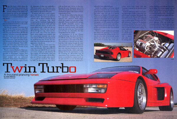 Twin Turbo article
