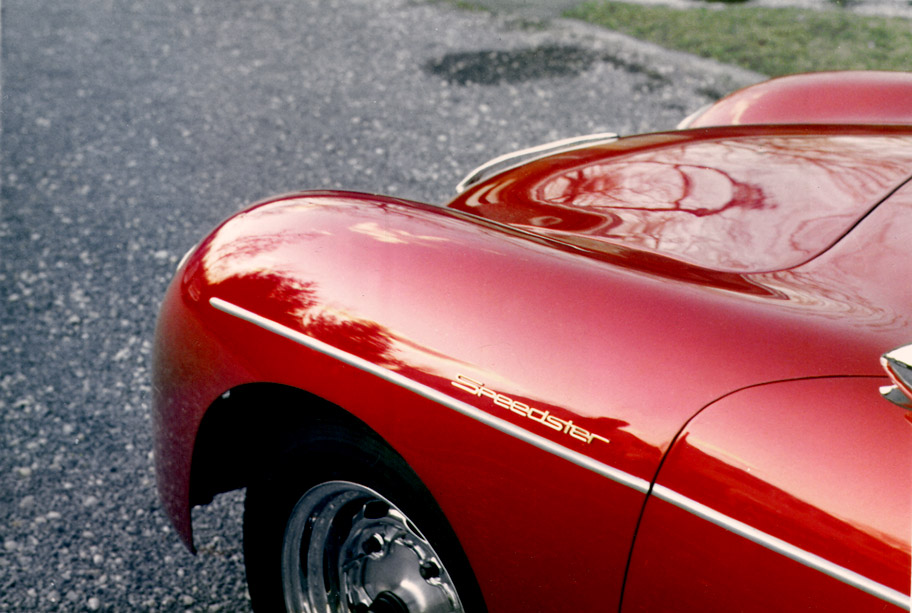 1958 Porsche 356 Speedster Candy Apple Red Black