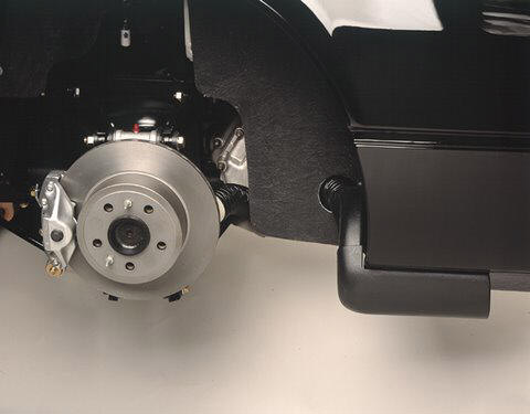 Berlinetta rear brake cooling kit