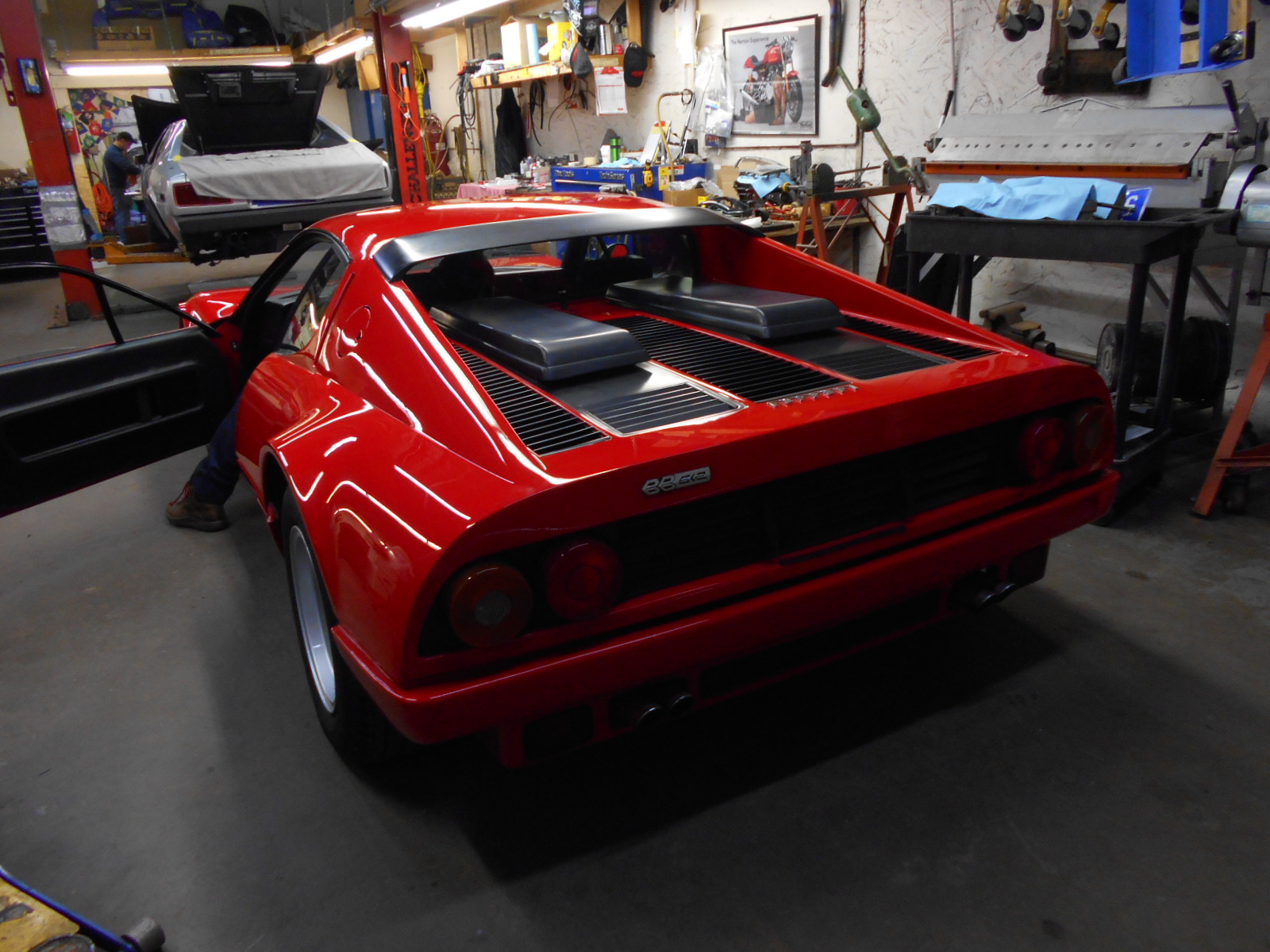 Carbureted 1978 512 BB Ferrari red/black 