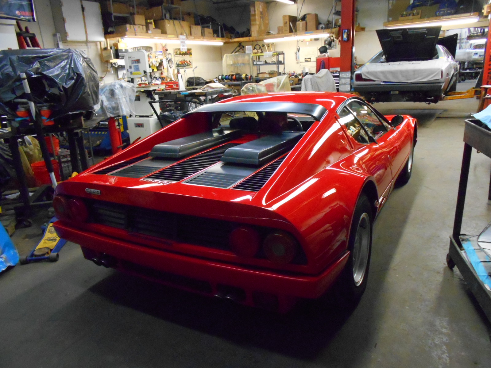 Carbureted 1978 512 BB Ferrari red/black 