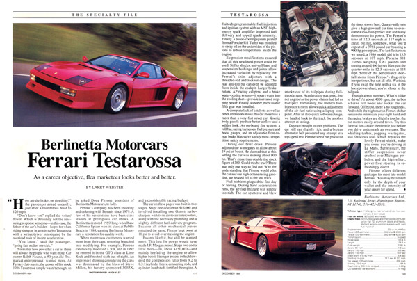 Ferrari Testarossa article